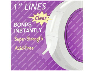 Glue Lines Box - Adhesive Clear 1" 200 pc
