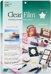 Grafix Clear Film Sheets 4/pkg