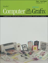 Grafix Laser Printer/Copier Film 8.5"X11" 6/Pkg  Clear