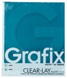 Grafix Clear-Lay Plastic Film .005 - 11" x 14" - 25 Sheet Pad