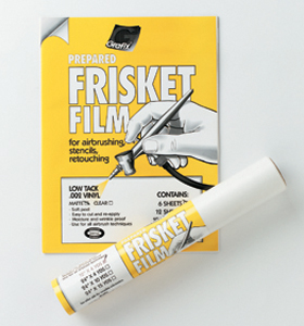 Grafix Prepared Frisket Film 9x12" Low Tack .002 Vinyl Matte 6pkg