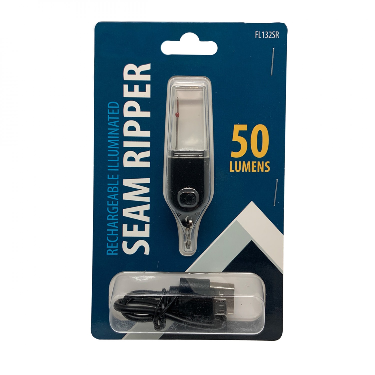 Graphic Impressions Rechargeable Ligted USB Seam Ripper