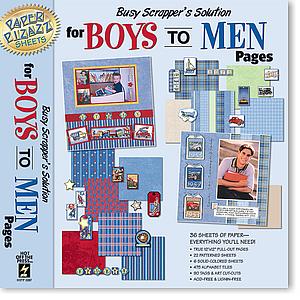 HOTP Busy Scrapper's Solution - Boys to Men - 12x12