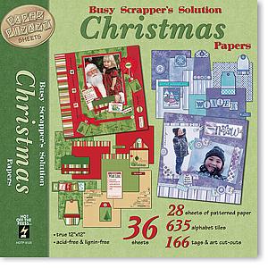 HOTP Busy Scrapper's Solution - Christmas Papers - 12x12