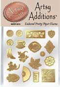 HOTP Charms - Artsy Additions Embossed Pretty Paper Charms