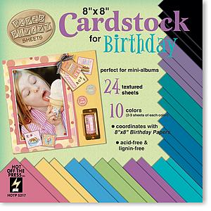 HOTP Paper - 8x8 Birthday Cardstock