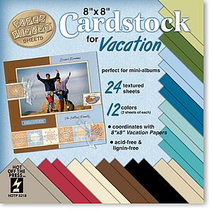HOTP Paper - 8x8 Vacation Cardstock