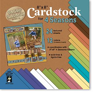 HOTP Paper - 8x8 4 Seasons Cardstock