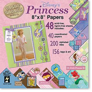 HOTP Paper - 8x8 Princess Papers Disney
