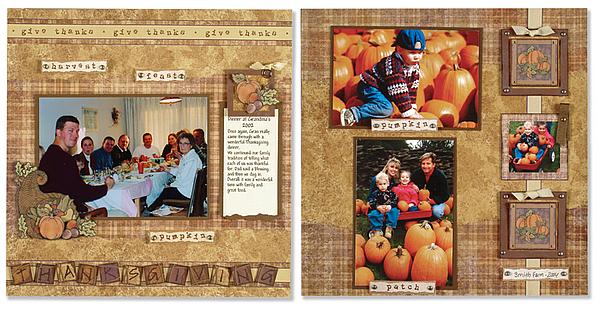 HOTP Almost Done Scrapbook Page Kit - Autumn/Thanksgiving