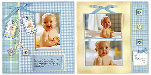 HOTP Almost Done Scrapbook Page Kit - Baby Boy
