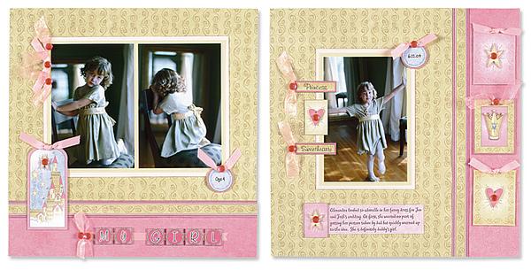 HOTP Almost Done Scrapbook Page Kit - Girl