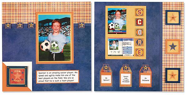 HOTP Almost Done Scrapbook Page Kit - Sports