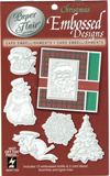 HOTP Paper Flair Embossed Designs - Christmas