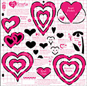 HOTP Template - 12x12 - 25 Hearts