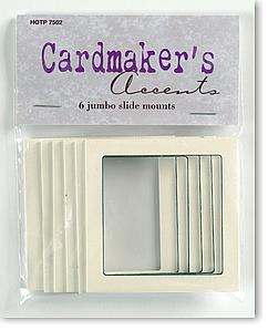 HOTP Cardmaker's Accents Slide Mounts Jumbo 6 pc