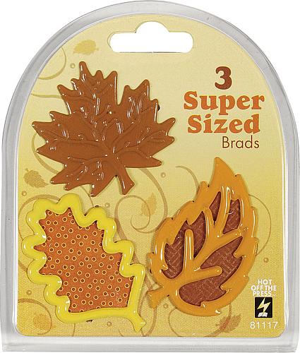 HOTP Super Size Brads - Fall Leaves