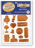 HOTP Charms - Celebrations Embossed Paper Charms