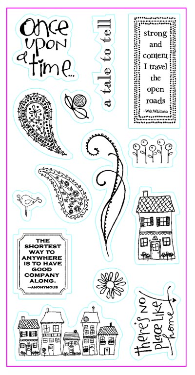 Heidi Grace Designs - Clear Stamps - A Little Birdie's Tale Icons