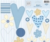 Heidi Grace Designs - Snowflake Park - Flocked Chipboard Shapes