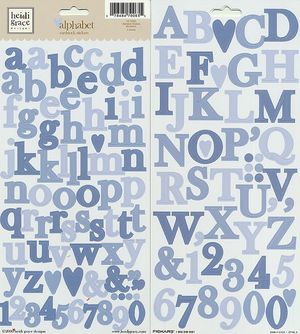 Heidi Grace Designs - Alphabet Cardstock Stickers - Woodland