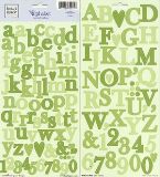 Heidi Grace Designs - Alphabet Cardstock Stickers - Vinyard