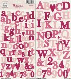 Heidi Grace Designs - Alphabet Cardstock Stickers - Garden