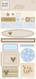 Heidi Grace Designs - Embossed Shapes Cardstock Stickers - Woodland