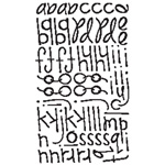 Heidi Swapp Rub-on Letters Print - White