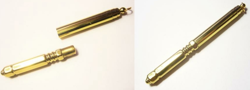 Heritage Crafts Brass Needle Case - Slim
