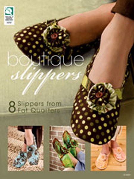 House of White Birches - Boutique Slippers from Fat Quarters