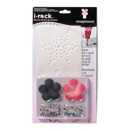 Imaginisce I-Rock Stencil Kit - Flowers