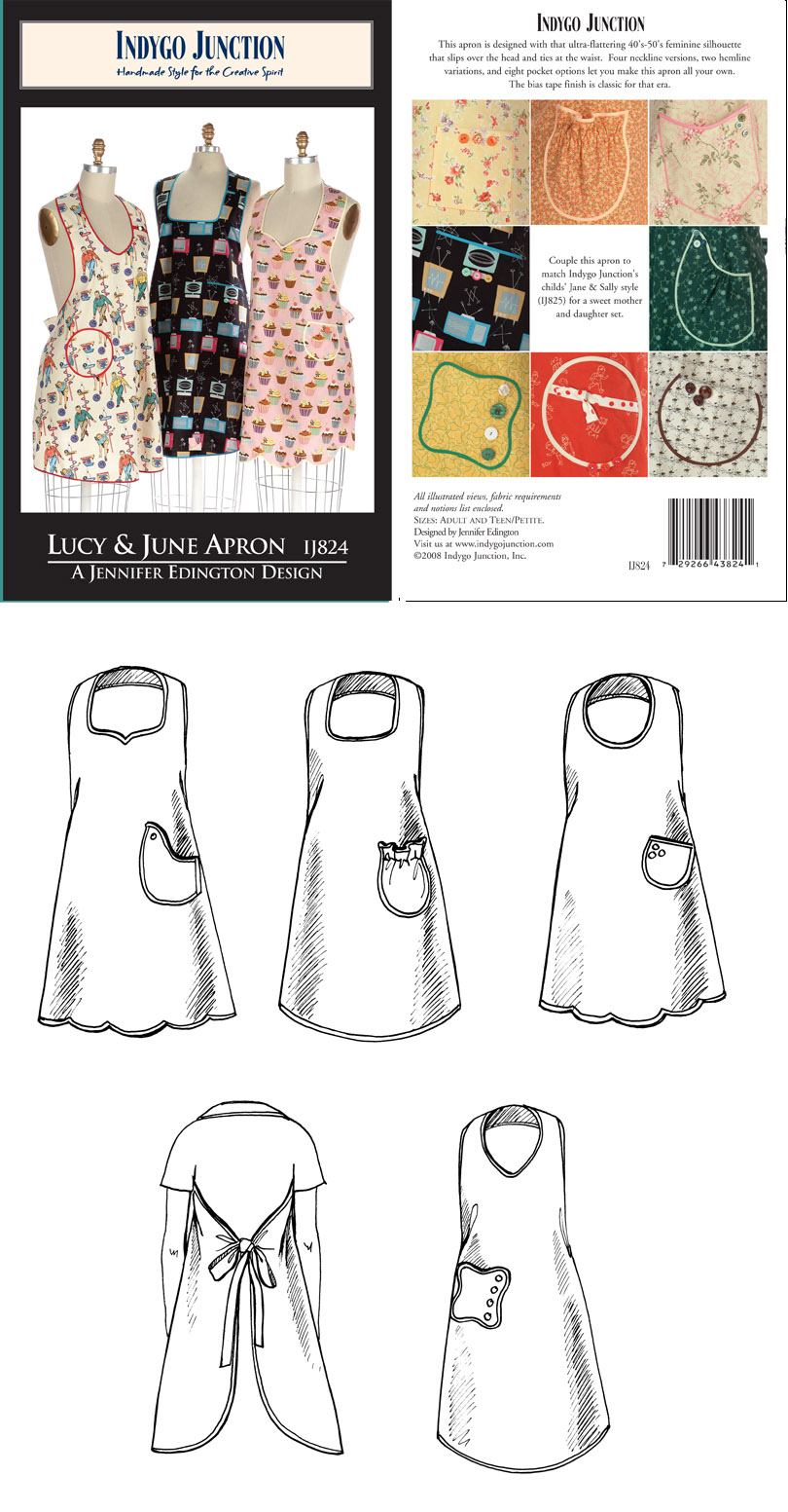 Indygo Junction Pattern - Lucy & June Apron