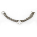 SS Tiffany's Inspired Multi-Chain Heart Bracelet