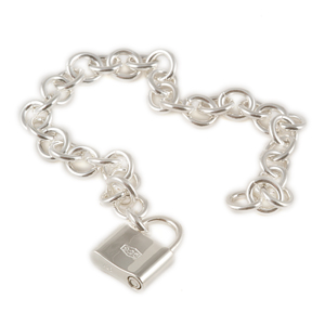 SS Tiffany's Inspired Chunky Padlock Necklace