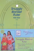 June Tailor Snuggly Blanket Ruler (Kid Size) Fleece with Flair