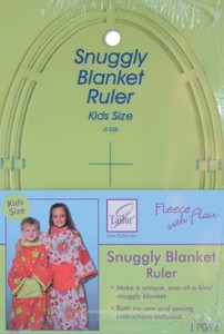 June Tailor Snuggly Blanket Ruler (Kid Size) Fleece with Flair