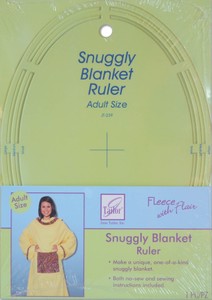 June Tailor Snuggly Blanket Ruler (Adult Size) Fleece with Flair
