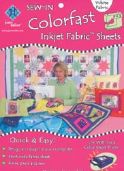June Tailor Inkjet Fabric Sheet Colorfast White