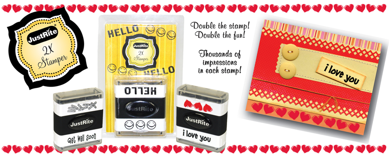 Just-Rite Stampers - 2X Stampers - Best Wishes