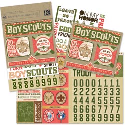 K&Co Sticker Flip Pack Boy Scout Boy Scout