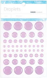 Droplets Stickers 54/Pkg - Lilac