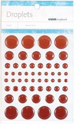 Droplets Stickers 54/Pkg - Copper