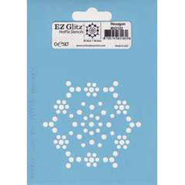 Hotfix Crystal Style Stencil - Hexagon