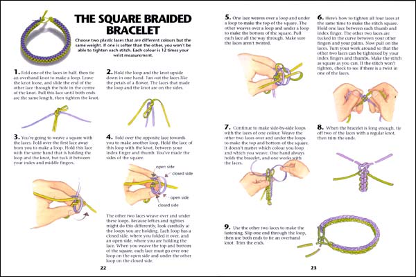 Kids Can Press Book - Boondoggle - Making Bracelets wtih Plastic Lace