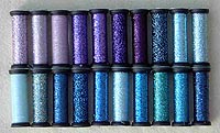Kreinik Blending Filament Color Stash - Blue & Purple