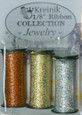 Kreinik 1/8in Metallic Ribbon Pack 3ct Jewelry