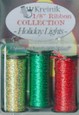 Kreinik 1/8in Metallic Ribbon Pack 3ct Holiday Lights