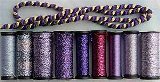 Kreinik Metallic Thread Assortment -Color Effects Collection - Passion (Purple)