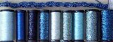 Kreinik Metallic Thread Assortment -Color Effects Collection - Serenity (Blue)